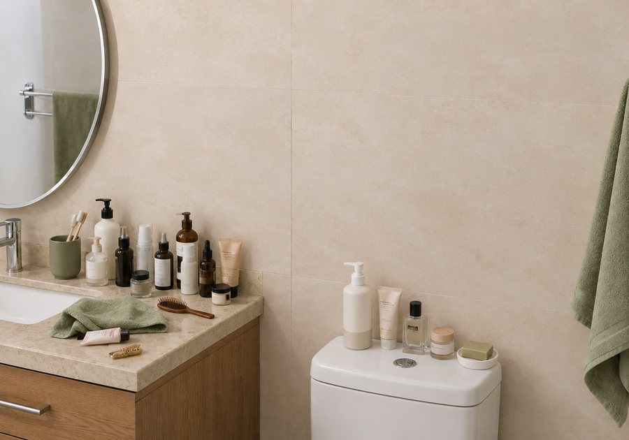 Baño ordenado antes
