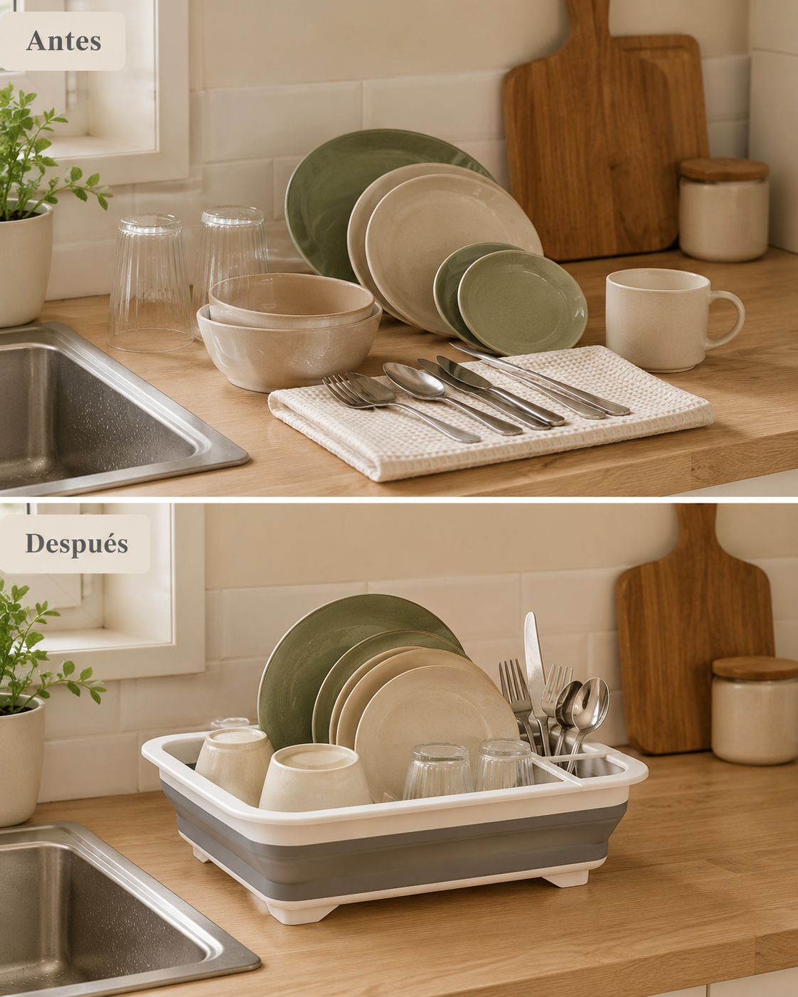 Escurridor Compacto Plegable